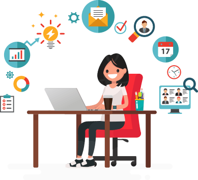 Real Estate Agent working with Virtual Assistant to manage tasks efficiently